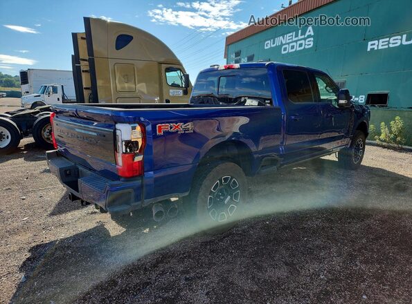 1FT8W3BM4TEE04641 2026 FORD F350 Blue Trasero derecho