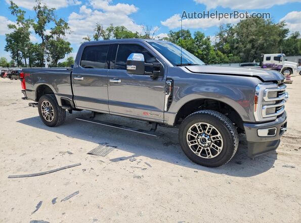 1FT8W3BMXREF93501 2024 FORD F350 Серый Передняя правая четверть