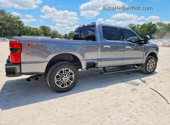 1FT8W3BMXREF93501 2024 FORD F350 Серый Задняя правая четверть