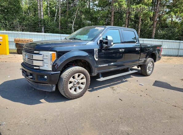 1FT8W3BT0HEB17568 2017 FORD F350 Black Trasero derecho