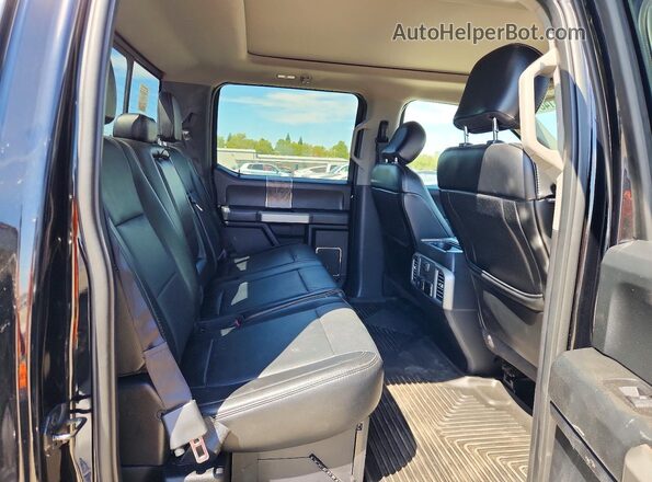 1FT8W3BT0HEF29862 2017 FORD F350 Black Հետևի նստատեղերի տեսք