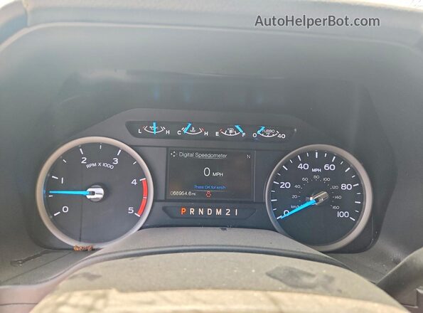 1FT8W3BT0JEC78699 2018 FORD F350 Черный Вид щитка приборов