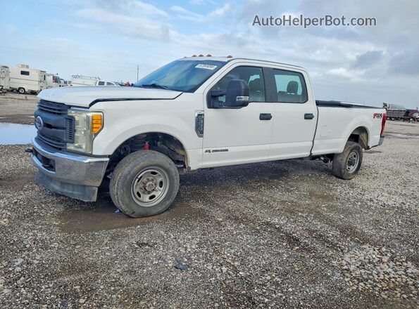 1FT8W3BT1HEC34348 2017 FORD F350 White Tył lewy