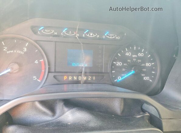 1FT8W3BT1HEC34348 2017 FORD F350 White Widok deski rozdzielczej