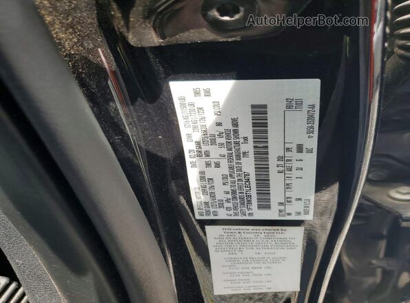 1FT8W3BT1LEC84787 2020 FORD F350 Black Widok naklejki z numerem VIN