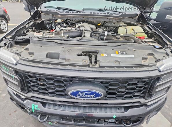 1FT8W3BT1REC18183 2024 FORD F350 Black Rear interior view