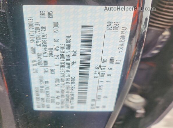 1FT8W3BT1REC18183 2024 FORD F350 Black Engine compartment view