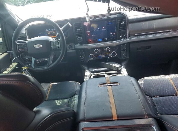 1FT8W3BT1RED57102 2024 FORD F350 White Dashboard view