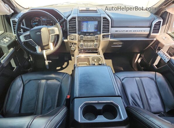 1FT8W3BT2LEC07782 2020 FORD F350 White Dashboard view