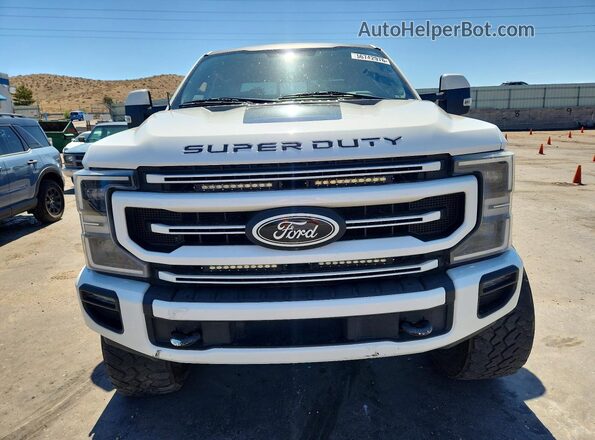 1FT8W3BT2LEC07782 2020 FORD F350 White Front view