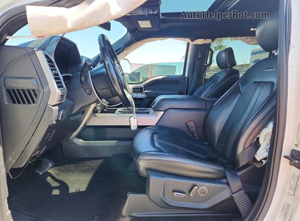 1FT8W3BT2LEC07782 2020 FORD F350 White Front interior view