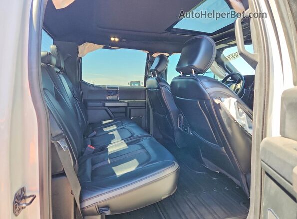 1FT8W3BT2LEC07782 2020 FORD F350 White Rear seats view
