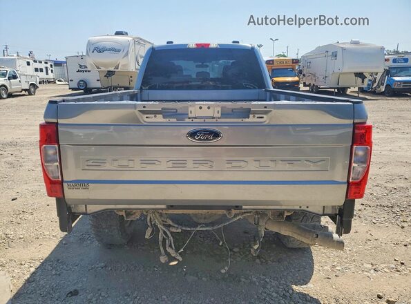 1FT8W3BT2LEC70476 2020 FORD F350 Gray უკანა ხედი