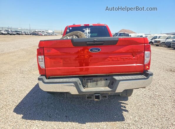 1FT8W3BT2NEF81005 2022 FORD F350 Red Հետևի տեսք