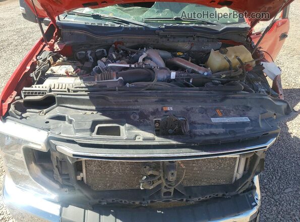 1FT8W3BT2NEF81005 2022 FORD F350 Red Սալոնի հետևի տեսք