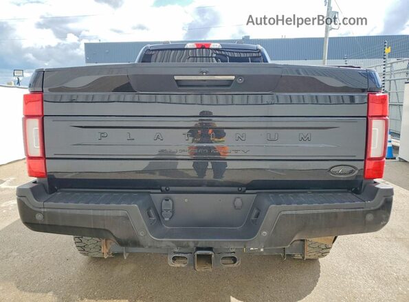 1FT8W3BT3NEE28648 2022 FORD F350 Black უკანა ხედი