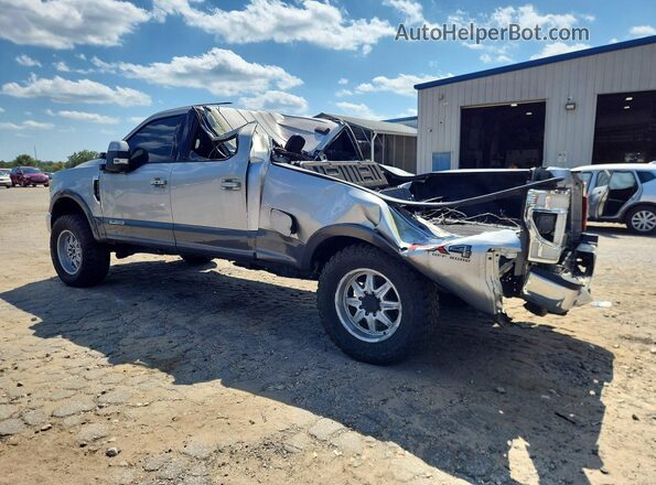 1FT8W3BT3NEF09813 2022 FORD F350 Silver Trasero izquierdo