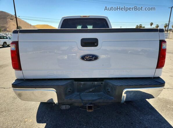1FT8W3BT4GED14161 2016 FORD F350 White Widok z tyłu