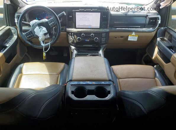 1FT8W3BT5REF17160 2024 FORD F350 Silver Вид панелі приладів