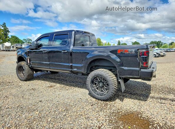 1FT8W3BT6KEC85268 2019 FORD F350 Black უკანა მარცხენა