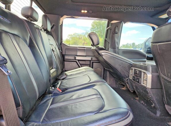 1FT8W3BT6KEC85268 2019 FORD F350 Black უკანა სავარძლების ხედი