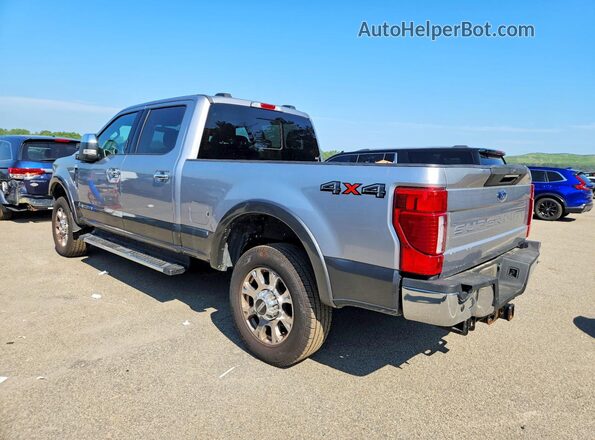 1FT8W3BT7LEC96765 2020 FORD F350 Silver Rear left