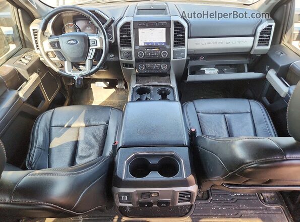 1FT8W3BT7LEC96765 2020 FORD F350 Silver Dashboard view