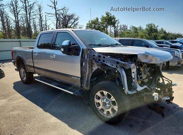 1FT8W3BT7LEC96765 2020 FORD F350 Silver Front right
