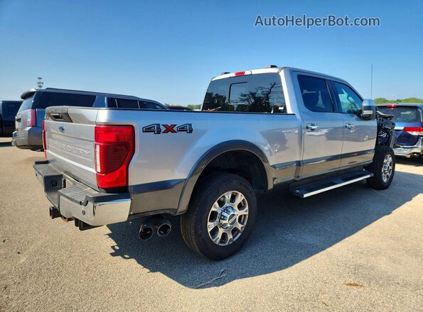 1FT8W3BT7LEC96765 2020 FORD F350 Silver Rear right