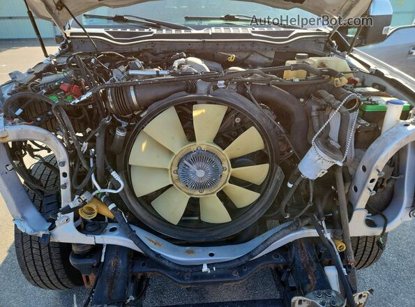 1FT8W3BT7LEC96765 2020 FORD F350 Silver Rear interior view