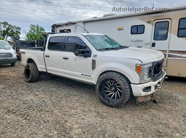 1FT8W3BT8HEC64009 2017 FORD F350 White Delantero derecho