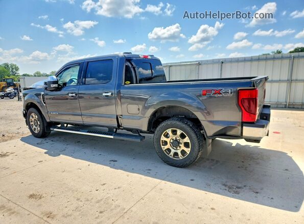 1FT8W3BT9LED15431 2020 FORD F350 Gray Trasero izquierdo