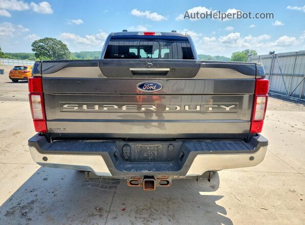 1FT8W3BT9LED15431 2020 FORD F350 Gray Vista trasera