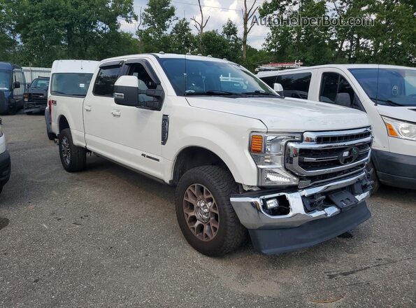 1FT8W3BT9LEE14654 2020 FORD F350 White წინა მარჯვენა