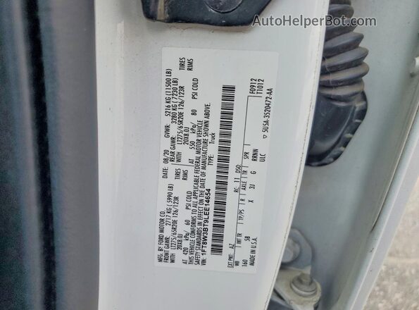 1FT8W3BT9LEE14654 2020 FORD F350 White ძრავის განყოფილების ხედი