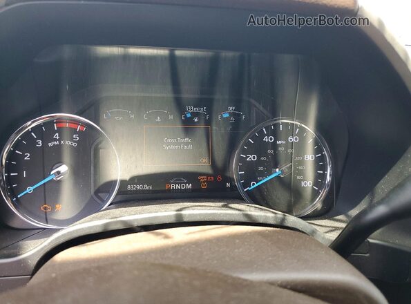 1FT8W3BT9MED80376 2021 FORD F350 Blue Вид панелі приладів