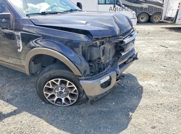 1FT8W3BT9MED80376 2021 FORD F350 Blue Вид щитка приладів