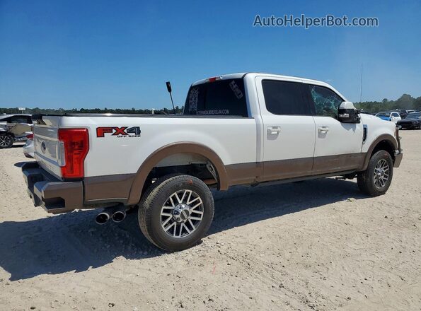 1FT8W3BTXHEB28612 2017 FORD F350 Белый Задняя правая четверть