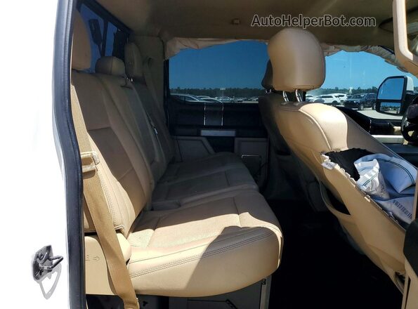 1FT8W3BTXHEB28612 2017 FORD F350 Белый Вид задних сидений