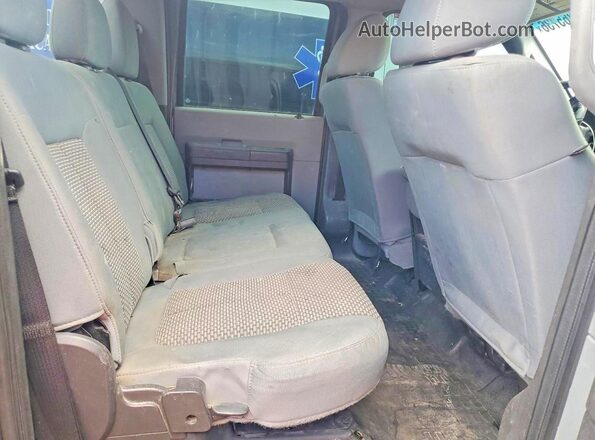 1FT8W3D61GEC67713 2016 FORD F350 Gray უკანა სალონის ხედი