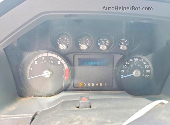 1FT8W3D61GEC67713 2016 FORD F350 Gray ხელსაწყოთა პანელის ხედი