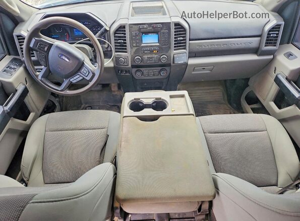 1FT8W3DT0LEC68285 2020 FORD F350 Silver Առջևի վահանակի տեսք