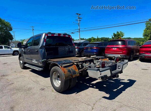 1FT8W3DT0NEE80929 2022 FORD F350 Gray Vista del salpicadero