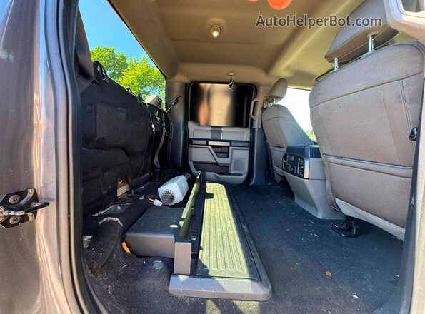 1FT8W3DT0NEE80929 2022 FORD F350 Gray Vista del compartimento del motor