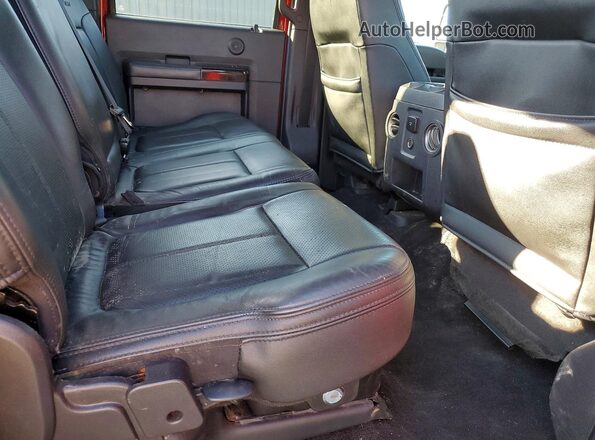 1FT8W3DT1GEC01684 2016 FORD F350 Brown Vista de los asientos traseros