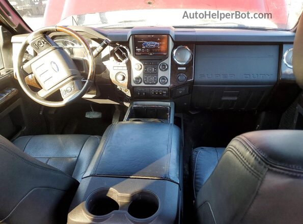 1FT8W3DT1GEC01684 2016 FORD F350 Brown Vista del salpicadero