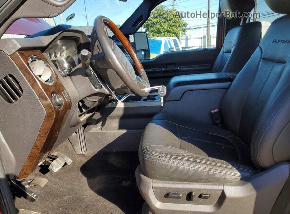 1FT8W3DT1GEC01684 2016 FORD F350 Brown Vista interior delantera