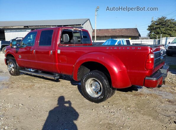 1FT8W3DT1GEC01684 2016 FORD F350 Brown Trasero izquierdo