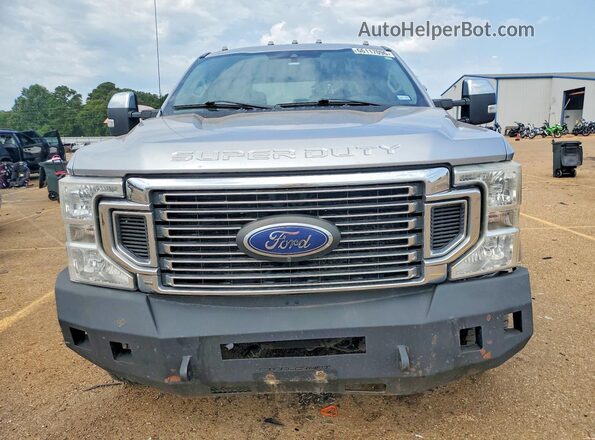 1FT8W3DT1LEC87587 2020 FORD F350 Silver Դիմացի տեսք