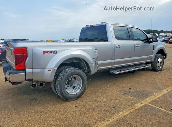 1FT8W3DT1LEC87587 2020 FORD F350 Silver Հետևի աջ